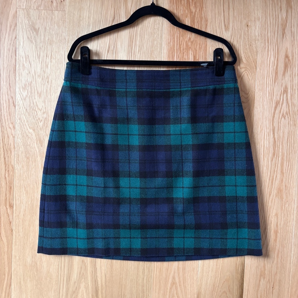 JCrew Factory Plaid Mini Skirt